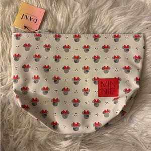 Minnie Mouse Red Bow Cosmetic Pouch